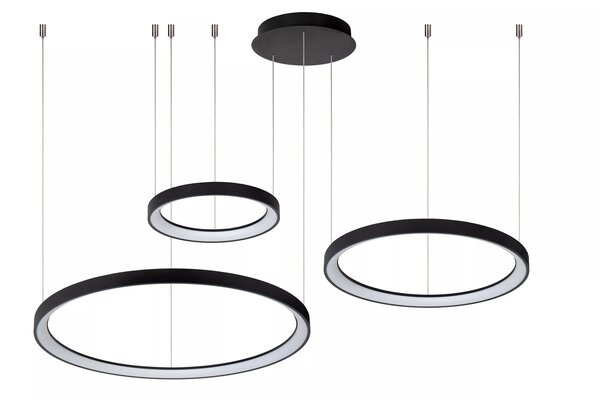 Lucide VIDAL - Hängeleuchte - Ø 78 cm - LED Dimb. - 1x120W 2700K - Schwarz Lucide VIDAL - Hängeleuchte - Ø 78 cm - LED Dimb. - 1x120W 2700K - Schwarz