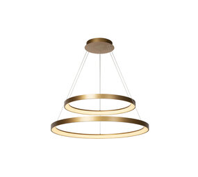 Lucide VIDAL - Hängeleuchte - Ø 78 cm - LED Dimb. - 1x92W 2700K - Mattes Gold / Messing Lucide VIDAL - Hängeleuchte - Ø 78 cm - LED Dimb. - 1x92W 2700K - Mattes Gold / Messing