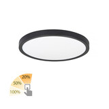 Highlight Deckenleuchte Piatto Ø 23,5 cm 3 Stufen DIM schwarz Highlight Deckenleuchte Piatto Ø 23,5 cm 3 Stufen DIM schwarz