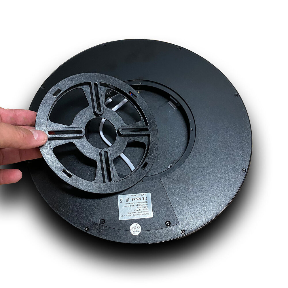 Highlight Deckenleuchte Piatto Ø 23,5 cm 3 Stufen DIM schwarz Highlight Deckenleuchte Piatto Ø 23,5 cm 3 Stufen DIM schwarz