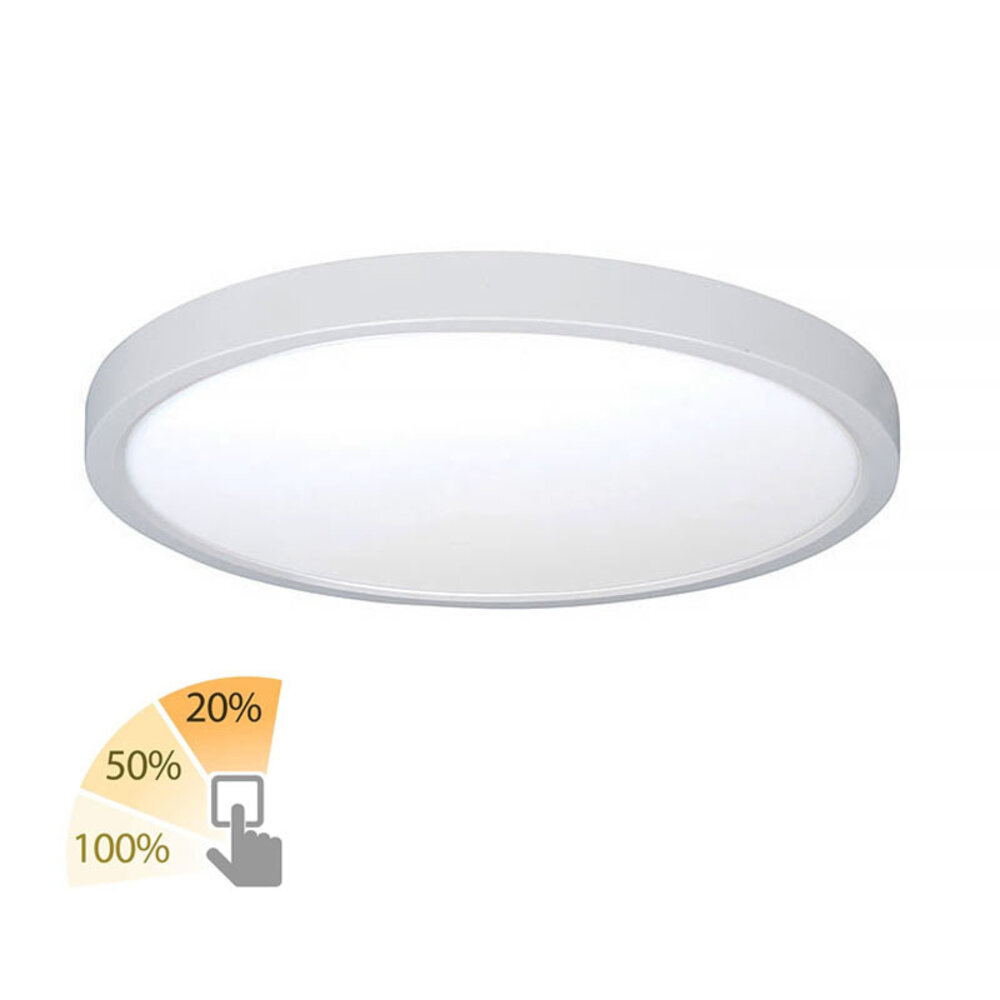 Highlight Deckenleuchte Piatto Ø 44,5 cm 3 Stufen DIM weiß Highlight Deckenleuchte Piatto Ø 44,5 cm 3 Stufen DIM weiß