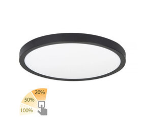 Highlight Deckenleuchte Piatto Ø 44,5 cm 3 Stufen DIM schwarz Highlight Deckenleuchte Piatto Ø 44,5 cm 3 Stufen DIM schwarz