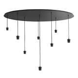 Highlight Deckenplatte 8-light oval L 140 x B 50 cm mit Schnur und Beschlägen Highlight Deckenplatte 8-light oval L 140 x B 50 cm mit Schnur und Beschlägen