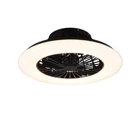 Trio Leuchten Deckenventilator Stralsund Ø 50 cm schwarz Trio Leuchten Deckenventilator Stralsund Ø 50 cm schwarz