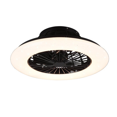 Trio Leuchten Deckenventilator Stralsund Ø 50 cm schwarz Trio Leuchten Deckenventilator Stralsund Ø 50 cm schwarz