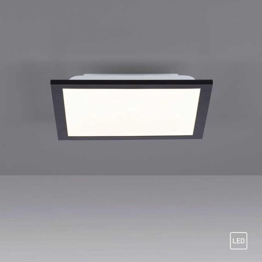 Paul Neuhaus Deckenleuchte Flat 30 x 30 cm schwarz Paul Neuhaus Deckenleuchte Flat 30 x 30 cm schwarz