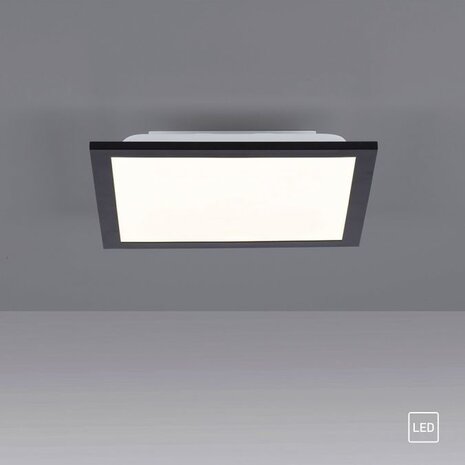 Paul Neuhaus Deckenleuchte Flat 30 x 30 cm schwarz Paul Neuhaus Deckenleuchte Flat 30 x 30 cm schwarz