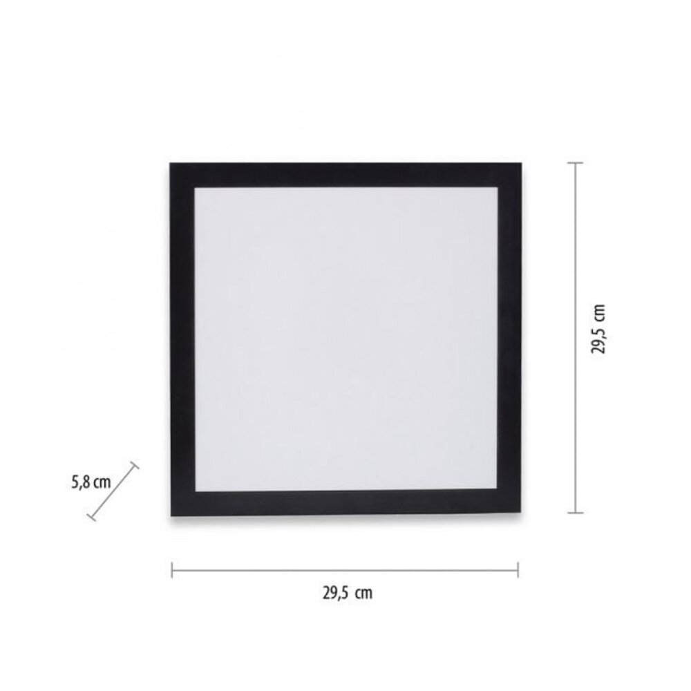 Paul Neuhaus Deckenleuchte Flat 30 x 30 cm schwarz Paul Neuhaus Deckenleuchte Flat 30 x 30 cm schwarz