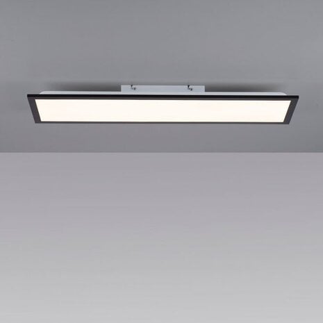 Paul Neuhaus Deckenleuchte Flat 80 x 25 cm schwarz