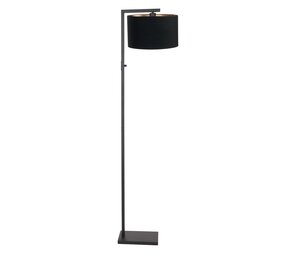 Steinhauer Stehleuchte Stang H 160 cm schwarzer Schirm - schwarz Steinhauer Stehleuchte Stang H 160 cm schwarzer Schirm - schwarz