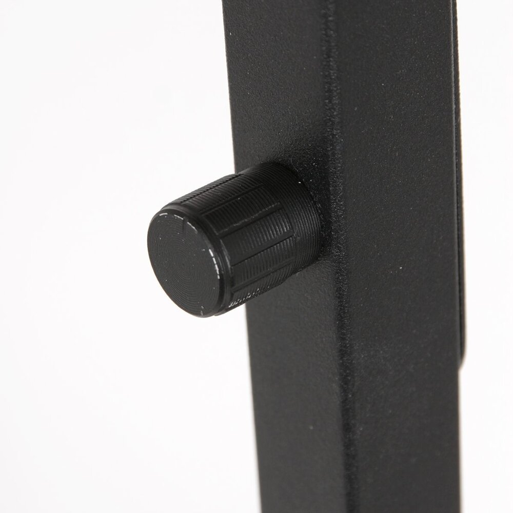 Steinhauer Stehleuchte Stang H 160 cm silberner Schirm - schwarz