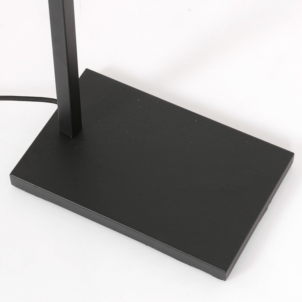 Steinhauer Stehleuchte Stang H 160 cm blau Schirm - schwarz