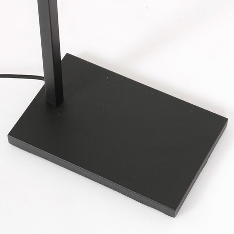Steinhauer Stehleuchte Stang H 160 cm blau Schirm - schwarz