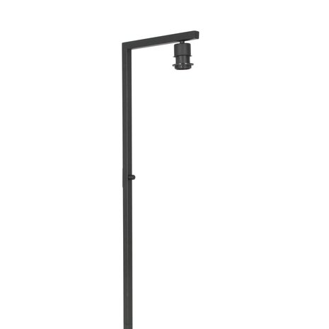 Steinhauer Stehleuchte Stang H 160 cm blau Schirm - schwarz
