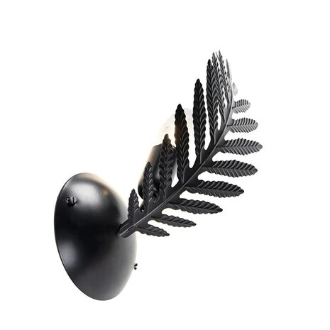 Ylumen Wandleuchte Palm 1 Blatt H 32 cm schwarz Ylumen Wandleuchte Palm 1 Blatt H 32 cm schwarz