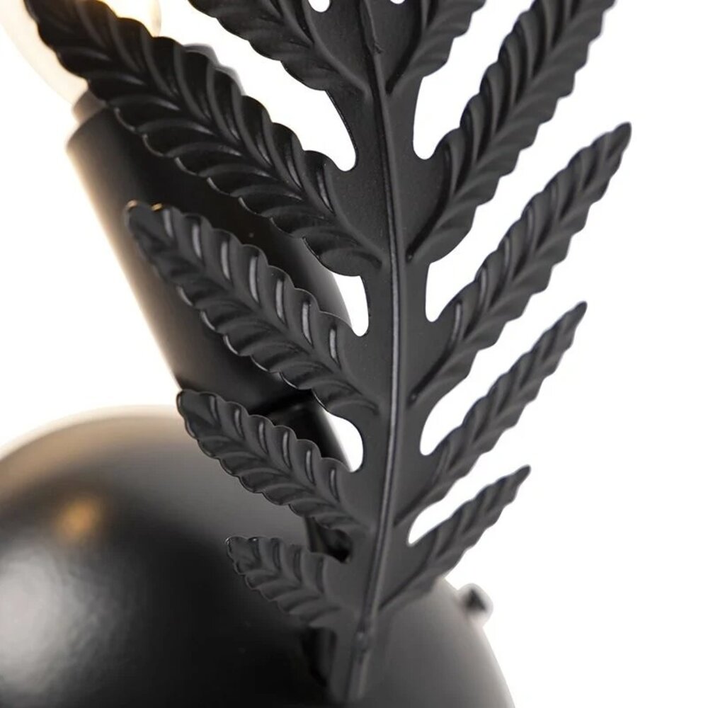 Ylumen Wandleuchte Palm 1 Blatt H 32 cm schwarz Ylumen Wandleuchte Palm 1 Blatt H 32 cm schwarz