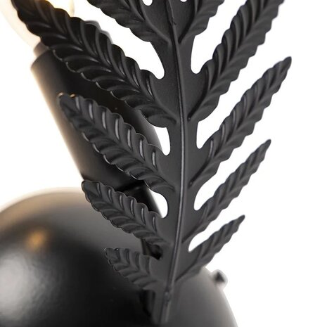 Ylumen Wandleuchte Palm 1 Blatt H 32 cm schwarz Ylumen Wandleuchte Palm 1 Blatt H 32 cm schwarz