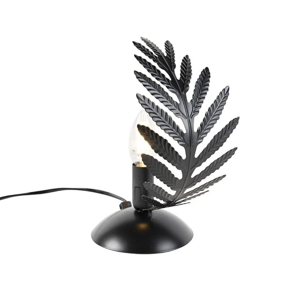 Ylumen Tischleuchte Palm 1 Blatt H 24 cm schwarz Ylumen Tischleuchte Palm 1 Blatt H 24 cm schwarz