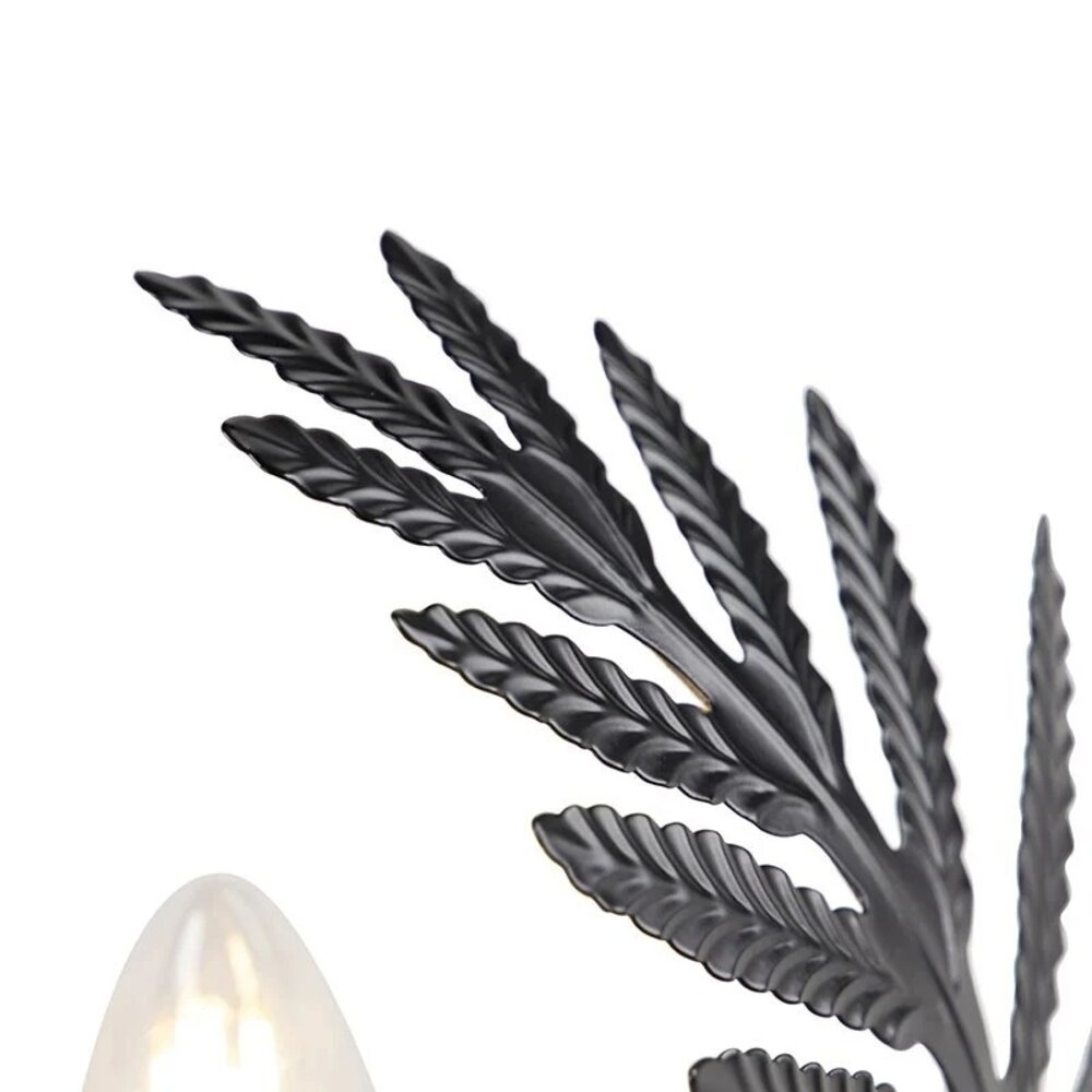 Ylumen Tischleuchte Palm 1 Blatt H 24 cm schwarz Ylumen Tischleuchte Palm 1 Blatt H 24 cm schwarz