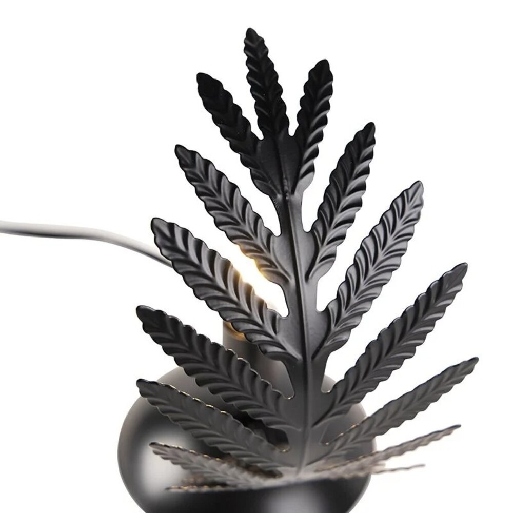 Ylumen Tischleuchte Palm 1 Blatt H 24 cm schwarz Ylumen Tischleuchte Palm 1 Blatt H 24 cm schwarz
