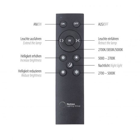 Neuhaus PURE Hängeleuchte e-Slide L 120-200 cm dunkelgrau Neuhaus PURE Hängeleuchte e-Slide L 120-200 cm dunkelgrau