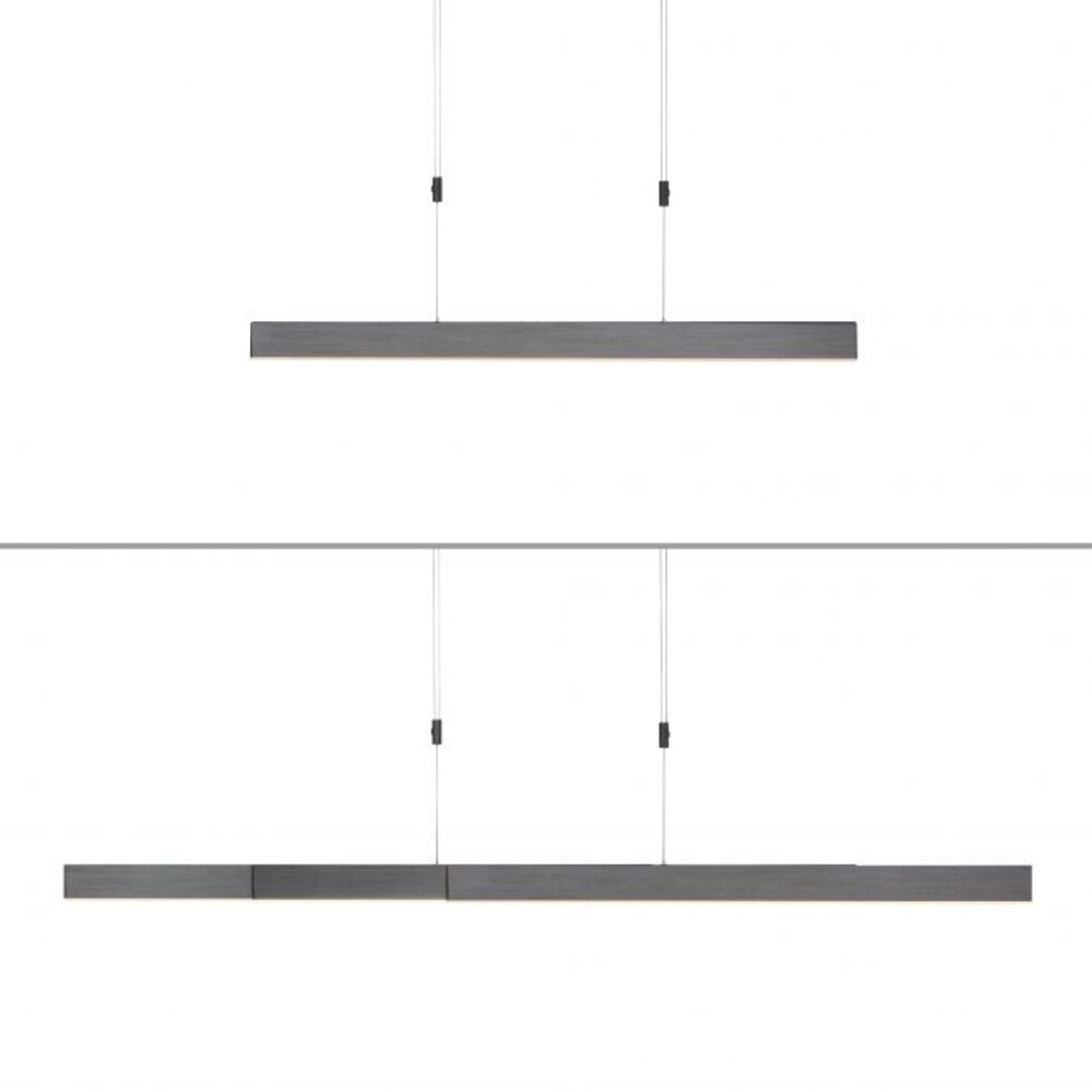 Neuhaus PURE Hängeleuchte e-Slide L 120-200 cm dunkelgrau Neuhaus PURE Hängeleuchte e-Slide L 120-200 cm dunkelgrau