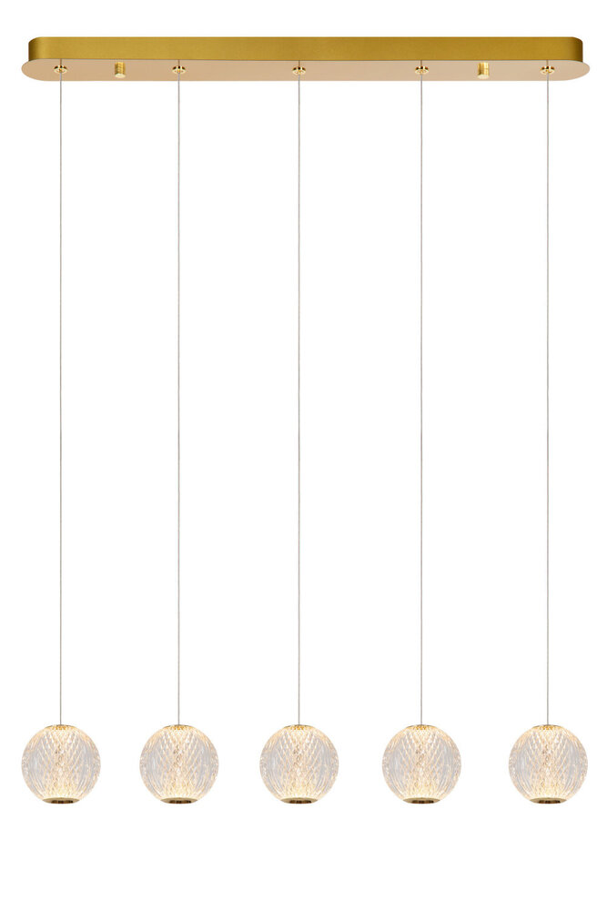Lucide CINTRA - Hängeleuchte - LED Dimb. - 5x4,7W 2700K - Transparent Lucide CINTRA - Hängeleuchte - LED Dimb. - 5x4,7W 2700K - Transparent