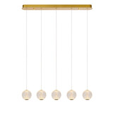 Lucide CINTRA - Hängeleuchte - LED Dimb. - 5x4,7W 2700K - Transparent Lucide CINTRA - Hängeleuchte - LED Dimb. - 5x4,7W 2700K - Transparent