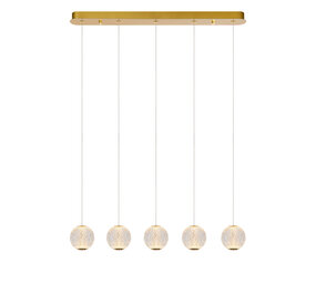 Lucide CINTRA - Hängeleuchte - LED Dimb. - 5x4,7W 2700K - Transparent Lucide CINTRA - Hängeleuchte - LED Dimb. - 5x4,7W 2700K - Transparent