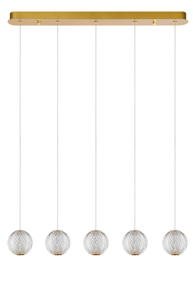 Lucide CINTRA - Hängeleuchte - LED Dimb. - 5x4,7W 2700K - Transparent Lucide CINTRA - Hängeleuchte - LED Dimb. - 5x4,7W 2700K - Transparent