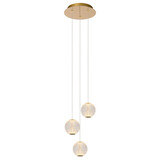 Lucide CINTRA - Hängeleuchte - Ø 25 cm - LED Dimb. - 3x4,7W 2700K - Transparent Lucide CINTRA - Hängeleuchte - Ø 25 cm - LED Dimb. - 3x4,7W 2700K - Transparent