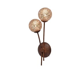 Paul Neuhaus Wandleuchte Greta 2 Licht H 44 cm braun Paul Neuhaus Wandleuchte Greta 2 Licht H 44 cm braun