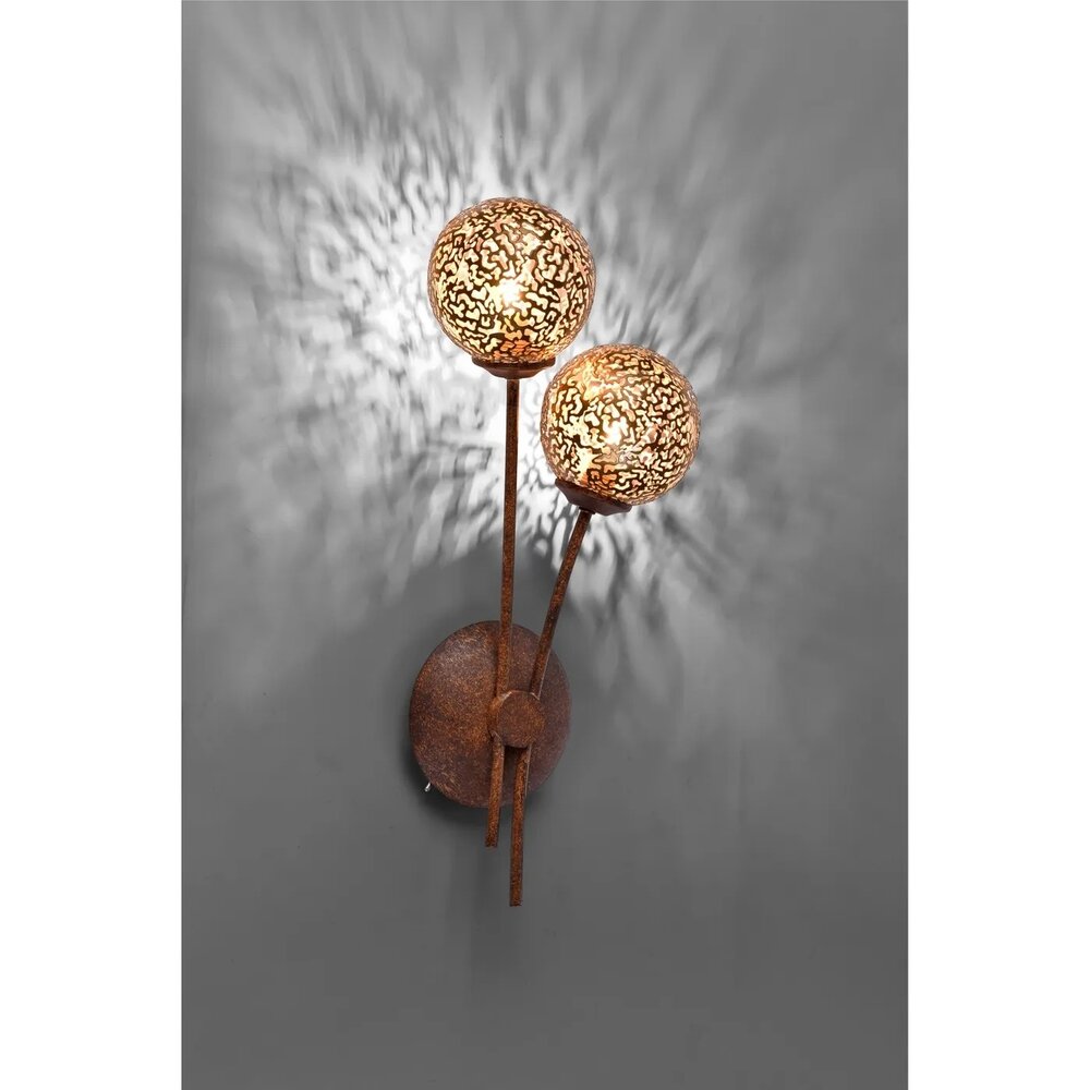 Paul Neuhaus Wandleuchte Greta 2 Licht H 44 cm braun Paul Neuhaus Wandleuchte Greta 2 Licht H 44 cm braun
