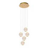 Lucide CINTRA - Hängeleuchte - Ø 32 cm - LED Dimb. - 5x4,7W 2700K - Transparent Lucide CINTRA - Hängeleuchte - Ø 32 cm - LED Dimb. - 5x4,7W 2700K - Transparent