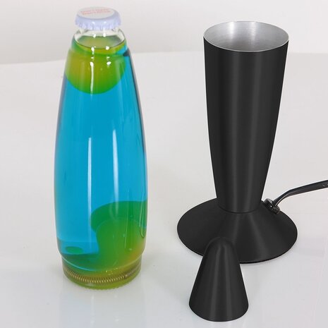 Mexlite Tischlampe Lava H 35 cm gelb schwarz Mexlite Tischlampe Lava H 35 cm gelb schwarz