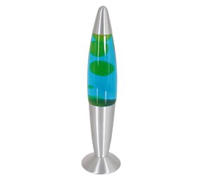 Mexlite Tischleuchte Lava H 35 cm gelb matt chrom Mexlite Tischleuchte Lava H 35 cm gelb matt chrom