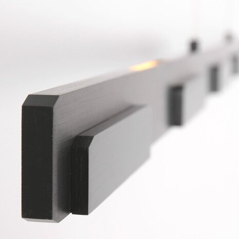 Steinhauer Hängeleuchte Bloc L 120 cm schwarz