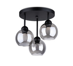 Sollux Deckenleuchte Alino 3-Licht Ø 30 cm schwarz Sollux Deckenleuchte Alino 3-Licht Ø 30 cm schwarz