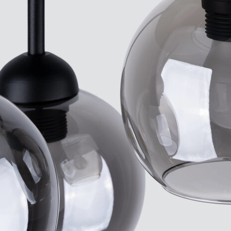 Sollux Deckenleuchte Alino 3-Licht Ø 30 cm schwarz Sollux Deckenleuchte Alino 3-Licht Ø 30 cm schwarz