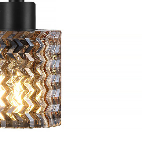 Nordlux Hängeleuchte Hollywood Ø 11 cm bernsteinfarben schwarz Nordlux Hängeleuchte Hollywood Ø 11 cm bernsteinfarben schwarz