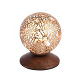 Paul Neuhaus Tischlampe Greta Ø 10 cm braun