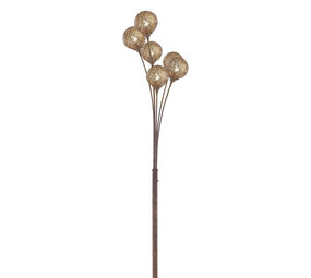 Paul Neuhaus Stehleuchte Greta 6 Licht H 181 cm braun