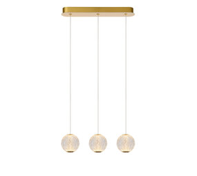 Lucide CINTRA - Hängeleuchte - LED Dimb. - 3x4,7W 2700K - Transparent