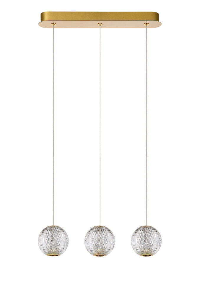 Lucide CINTRA - Hängeleuchte - LED Dimb. - 3x4,7W 2700K - Transparent Lucide CINTRA - Hängeleuchte - LED Dimb. - 3x4,7W 2700K - Transparent