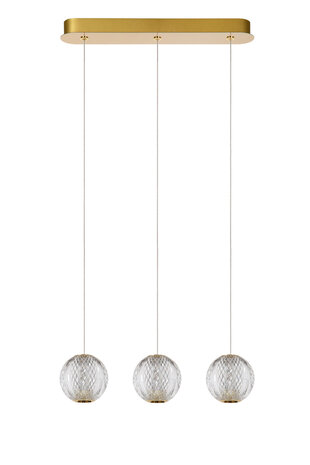 Lucide CINTRA - Hängeleuchte - LED Dimb. - 3x4,7W 2700K - Transparent Lucide CINTRA - Hängeleuchte - LED Dimb. - 3x4,7W 2700K - Transparent
