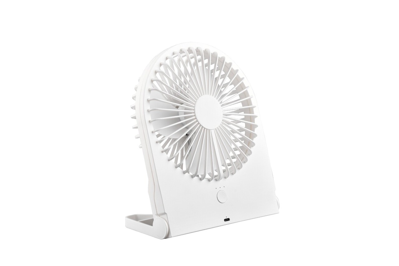 Trio Leuchten Tischventilator Breezy H 23 cm wiederaufladbar weiß Trio Leuchten Tischventilator Breezy H 23 cm wiederaufladbar weiß