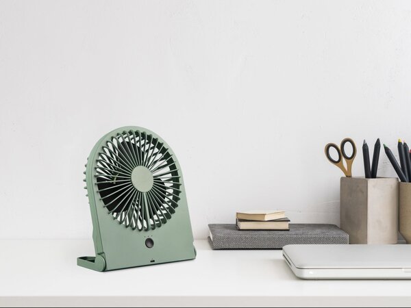Trio Leuchten Tischventilator Breezy H 23 cm wiederaufladbar pistaziengrün Trio Leuchten Tischventilator Breezy H 23 cm wiederaufladbar pistaziengrün