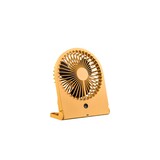 Trio Leuchten Tischventilator Breezy H 23 cm wiederaufladbar gelb