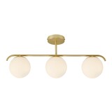 Nordlux Deckenleuchte Grant 3 Licht L 70 cm matt gold Nordlux Deckenleuchte Grant 3 Licht L 70 cm matt gold