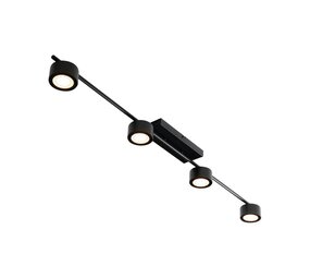 Nordlux Deckenleuchte Clyde 4 Licht L 115 cm 3 stufig dimmbar schwarz Nordlux Deckenleuchte Clyde 4 Licht L 115 cm 3 stufig dimmbar schwarz